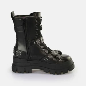 Women BUFFALO Vegan Shoes^Aspha Buckle Mid Ankle Boot Vegan