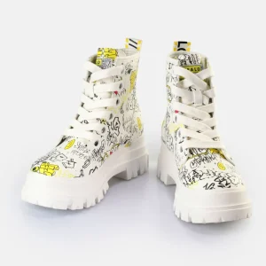 Women BUFFALO Ankle Boots^Aspha Lace Up Hi Ankle Boot Vegan