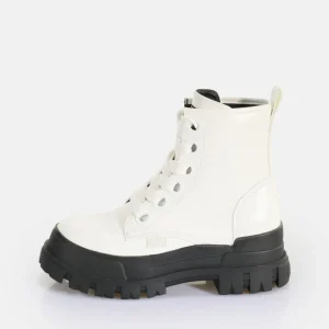 Women BUFFALO Ankle Boots^Aspha Laceup Hi Ankle Boot Vegan