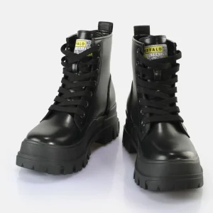 Women BUFFALO Ankle Boots^Aspha Rld Buttons Ankle Boot Vegan