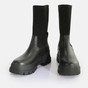 Women BUFFALO Vegan Shoes^Aspha Sock Boot Short Boot Vegan