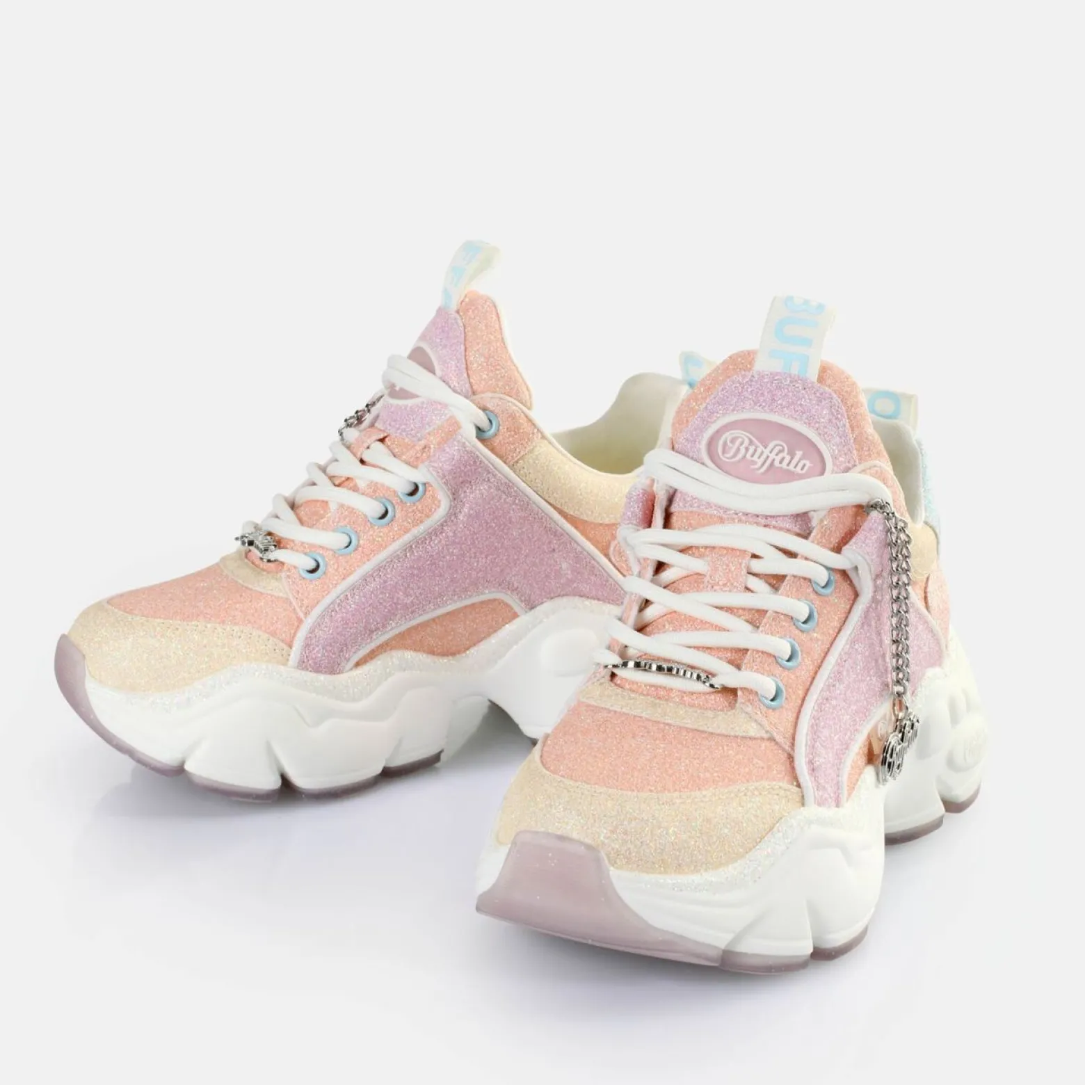 binary_glam_sneakers_low_vegan_3.webp Women BUFFALO Vegan Shoes^Binary Glam Sneakers Low Vegan