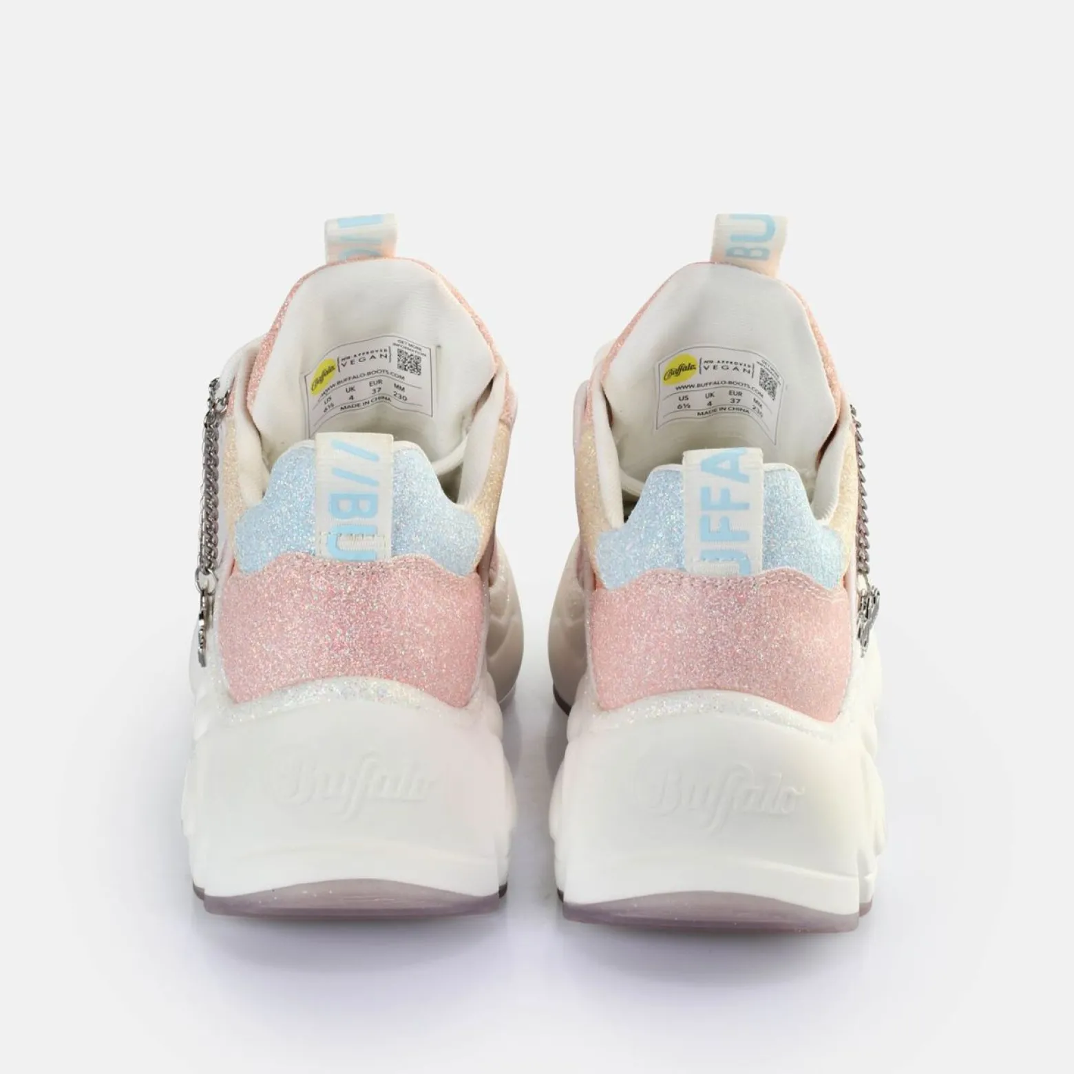 binary_glam_sneakers_low_vegan_4.webp Women BUFFALO Vegan Shoes^Binary Glam Sneakers Low Vegan