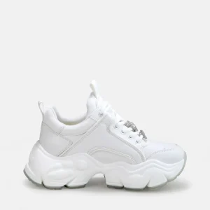 Women BUFFALO Vegan Shoes^Binary Ice Trainer Low Vegan