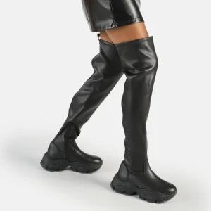 Women BUFFALO Vegan Shoes^Binary Overknee Boot Vegan