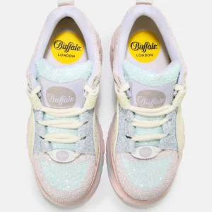 Women BUFFALO Vegan Shoes^Classic Sneaker Low Vegan Glitter