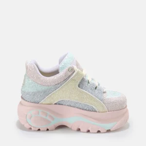 Women BUFFALO Vegan Shoes^Classic Sneaker Low Vegan Glitter