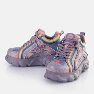 Women BUFFALO Vegan Shoes^Cld Corin Graffiti Sneakers Low Vegan