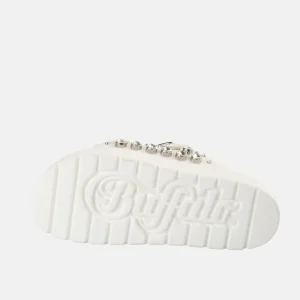 Women BUFFALO Vegan Shoes^Eve Heart Platform Slide Vegan