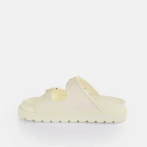 Women BUFFALO Vegan Shoes^Eve Sol Platform Slide Vegan