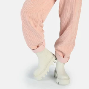 Women BUFFALO Ankle Boots^Flora Chelsea Hi Boot Vegan