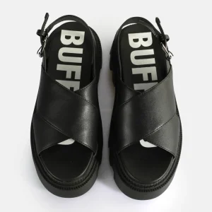 Women BUFFALO Vegan Shoes^Flora Cross Platform Sandals Vegan