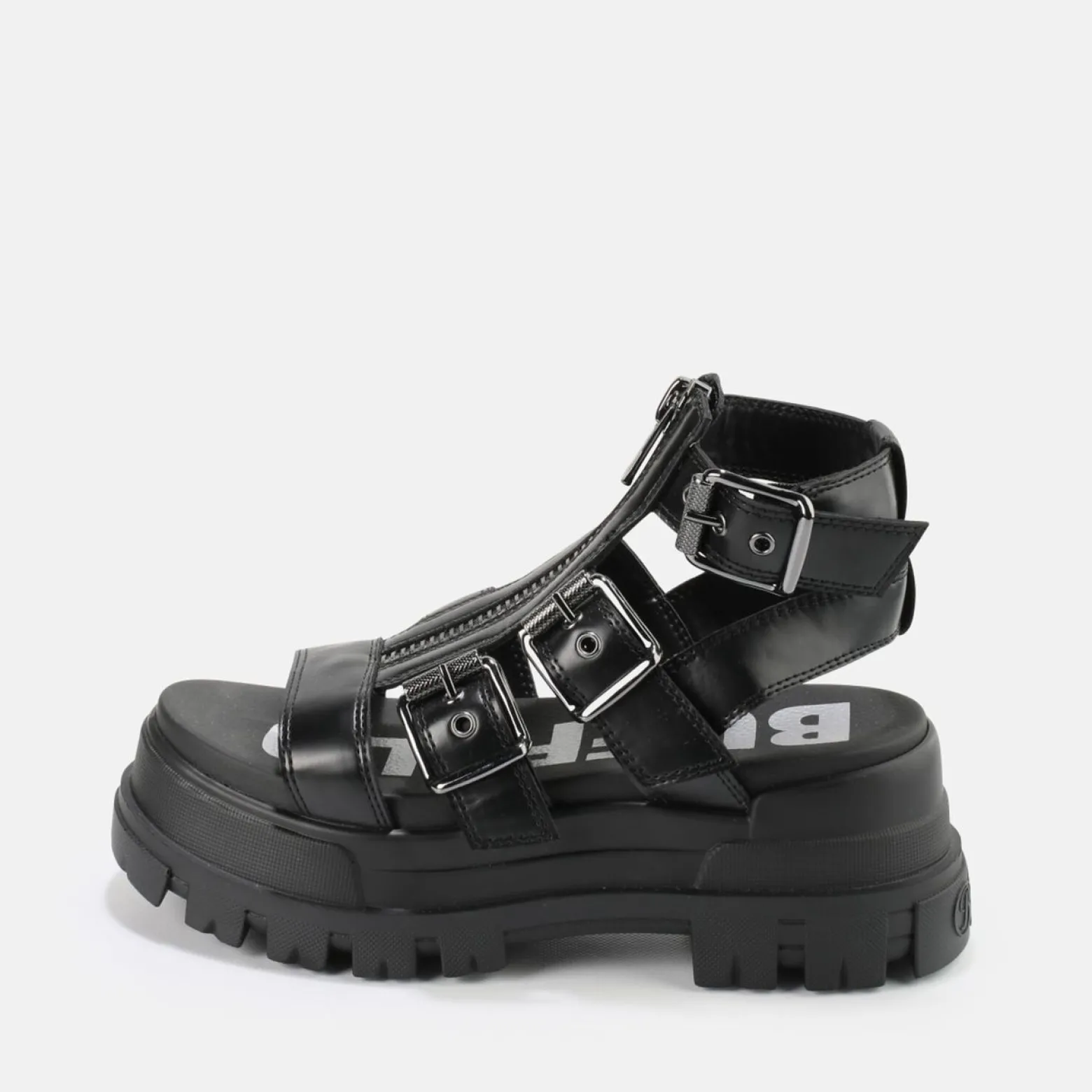 gld_zip_platform_sandals_vegan_0.webp Women BUFFALO Vegan Shoes^Gld Zip Platform Sandals Vegan