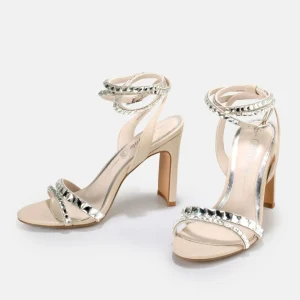 Women BUFFALO Occasion Shoes^Jean Glam High-Heeled Sandal Vegan