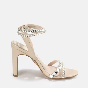 Women BUFFALO Occasion Shoes^Jean Glam High-Heeled Sandal Vegan