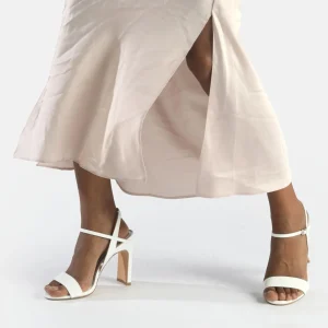 Women BUFFALO Occasion Shoes^Jean Neat Heeled Sandals Vegan