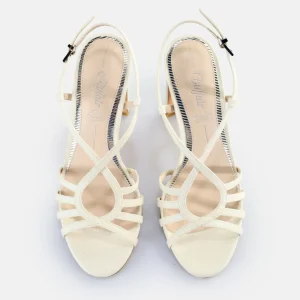 Women BUFFALO Occasion Shoes^Jean Vamp Heeled Sandals Vegan
