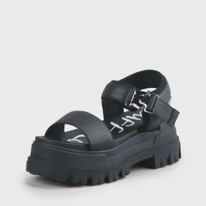 Women BUFFALO Vegan Shoes^Jojo Plateau Sandals Vegan