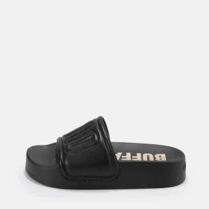 Women BUFFALO Vegan Shoes^Lake Quilt Platform Sandals Vegan