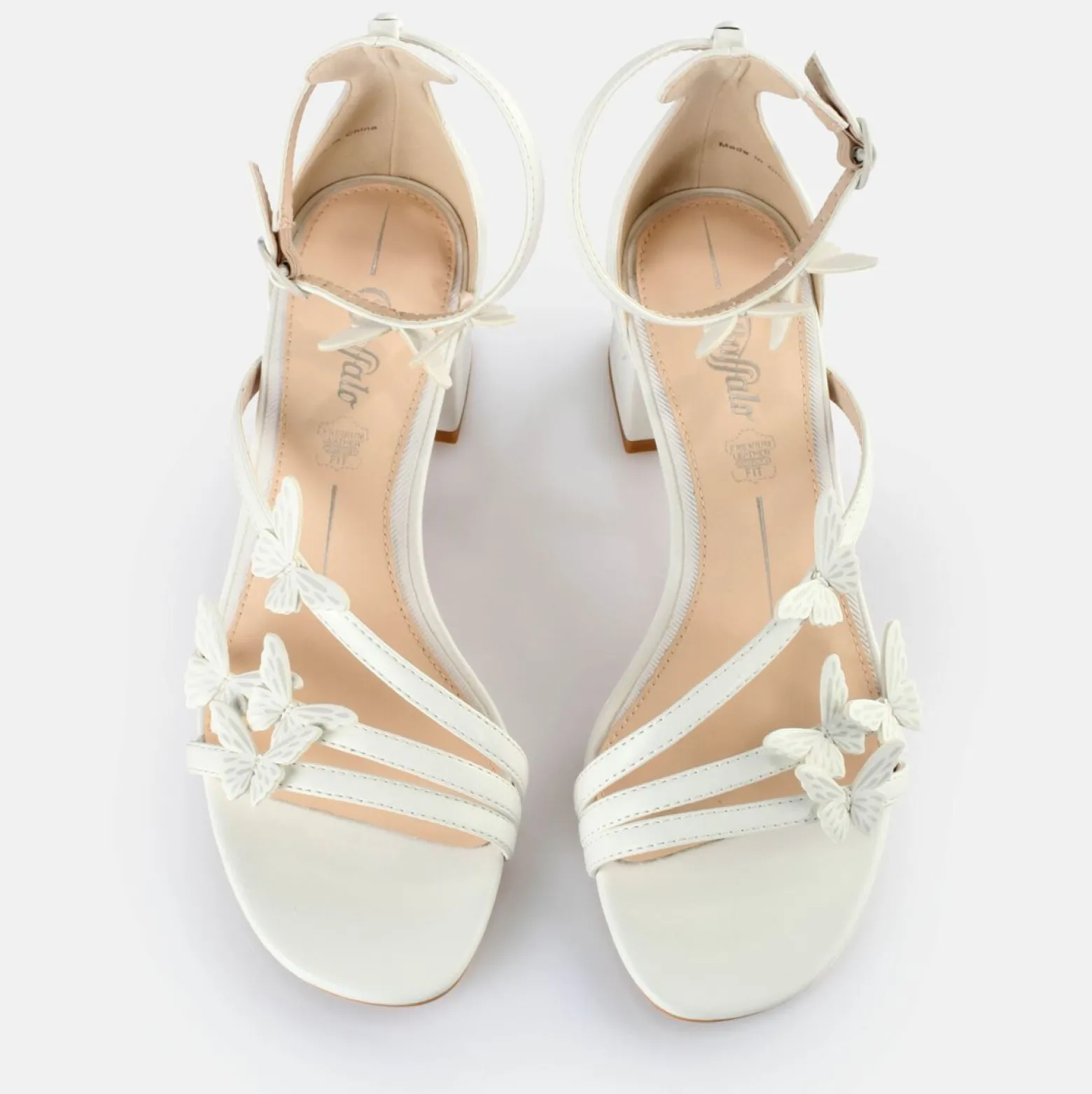 lucy_butterfly_heeled_sandals_2.webp Women BUFFALO Bridal Shoes^Lucy Butterfly Heeled Sandals