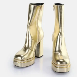 Women BUFFALO Ankle Boots^May Zip Boot Mid Ankle Boot Vegan