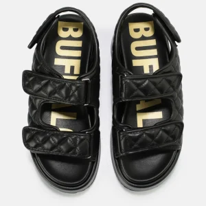 Women BUFFALO Vegan Shoes^Noa Quilt Platform Sandals Vegan
