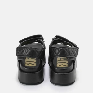 Women BUFFALO Vegan Shoes^Noa Quilt Platform Sandals Vegan