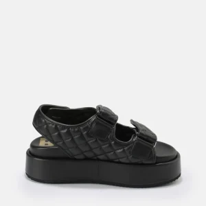Women BUFFALO Vegan Shoes^Noa Quilt Platform Sandals Vegan