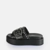 Women BUFFALO Vegan Shoes^Noa Rock Slide Platform Sandals Vegan