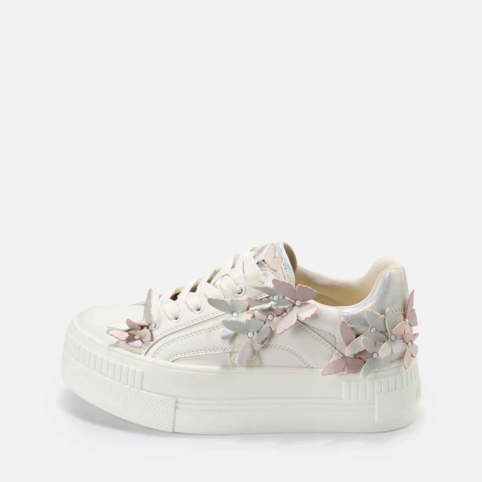 paired_butterflies_sneaker_low_vegan_0.webp Women BUFFALO Bridal Shoes^Paired Butterflies Sneaker Low Vegan