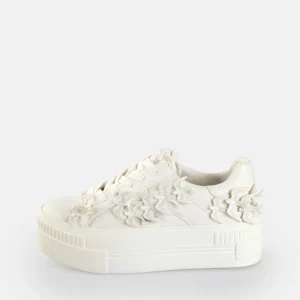Women BUFFALO Bridal Shoes^Paired Dove Sneakers Low Vegan
