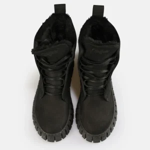 Women BUFFALO Ankle Boots^Rampa Lace Up Hi Warm Ankle Boot