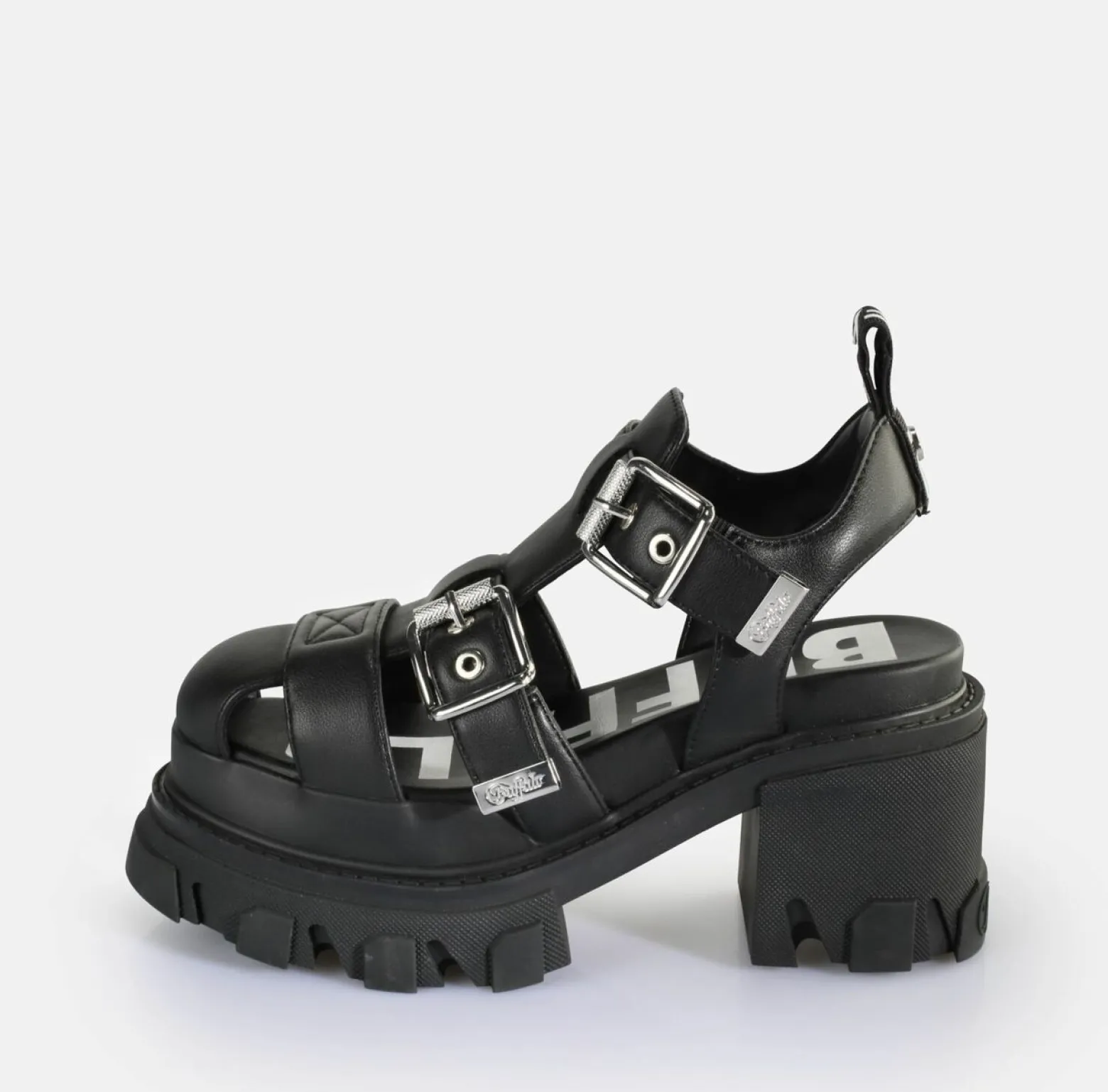 riot_trawl_heeled_sandals_vegan_0.webp Women BUFFALO Occasion Shoes^Riot Trawl Heeled Sandals Vegan