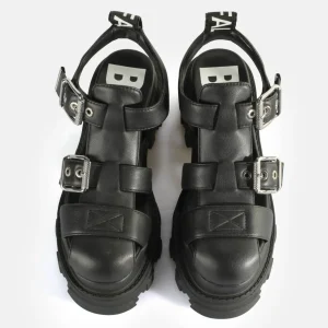 Women BUFFALO Occasion Shoes^Riot Trawl Heeled Sandals Vegan