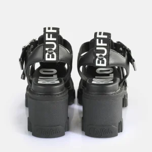 Women BUFFALO Occasion Shoes^Riot Trawl Heeled Sandals Vegan