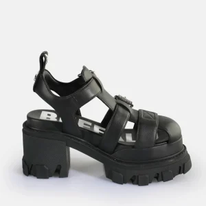 Women BUFFALO Occasion Shoes^Riot Trawl Heeled Sandals Vegan