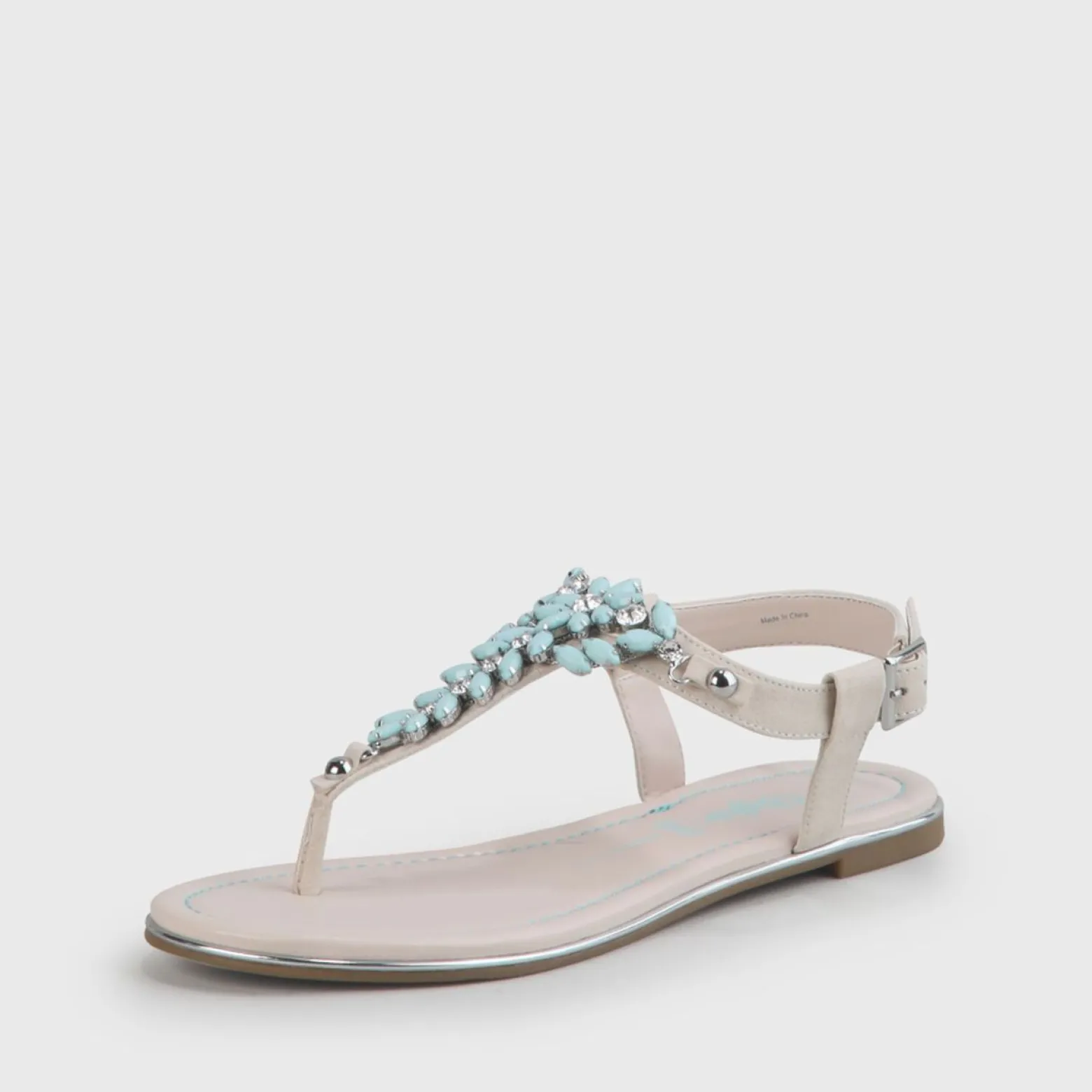rosalie_vegan_flat_sandals_suede_look_6.webp Women BUFFALO Vegan Shoes^Rosalie Vegan Flat Sandals Suede Look