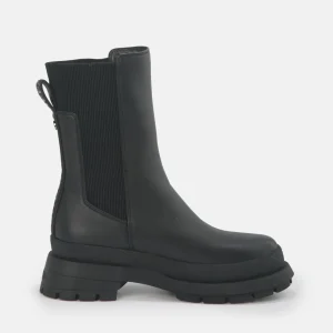 Women BUFFALO Ankle Boots^Shari Bootie Flat Vegan