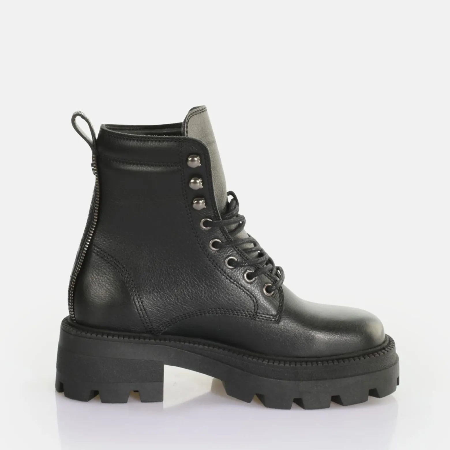 square_laceup_mid_ankle_boot_4.webp Women BUFFALO Ankle Boots^Square Laceup Mid Ankle Boot
